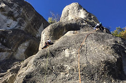 Descente en rappel - Monsieur Pierre Jean-Manuel