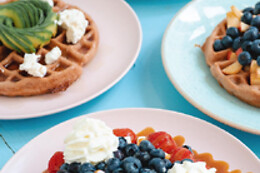 Heart-Garden Waffles &Coffee