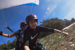volare col parapendio