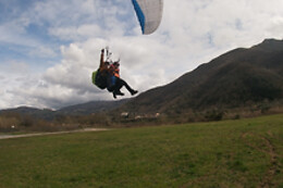 volare col parapendio