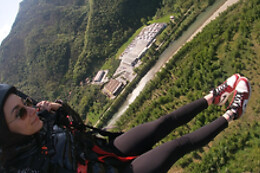 volare col parapendio