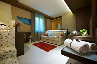 Soggiorno benessere di una notte per due all'Hotel Villa dei Platani Boutique Hotel & Spa a Foligno in provincia di Perugia