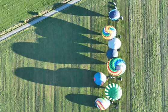 Volo in mongolfiera di un'ora nel Chianti e colazione tipica per due persone con Ballooning in Florence