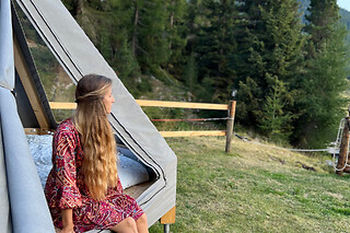 Soggiorno di una notte in Tenda Tipì presso Tipì Glamping Rifugio Antonioli in provincia di Sondrio