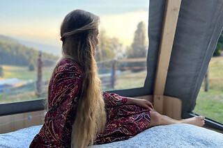 Soggiorno di una notte in Tenda Tipì presso Tipì Glamping Rifugio Antonioli in provincia di Sondrio