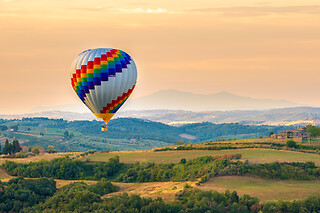 Volo in mongolfiera di un'ora nel Chianti e colazione tipica con Firenze Mongolfiere