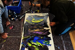 Creazione di un'opera d'arte con Art@Home a Due Carrare in provincia di Padova