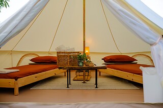 Soggiorno insolito di una notte con aperitivo presso Glamping di Palma in provincia di Salerno