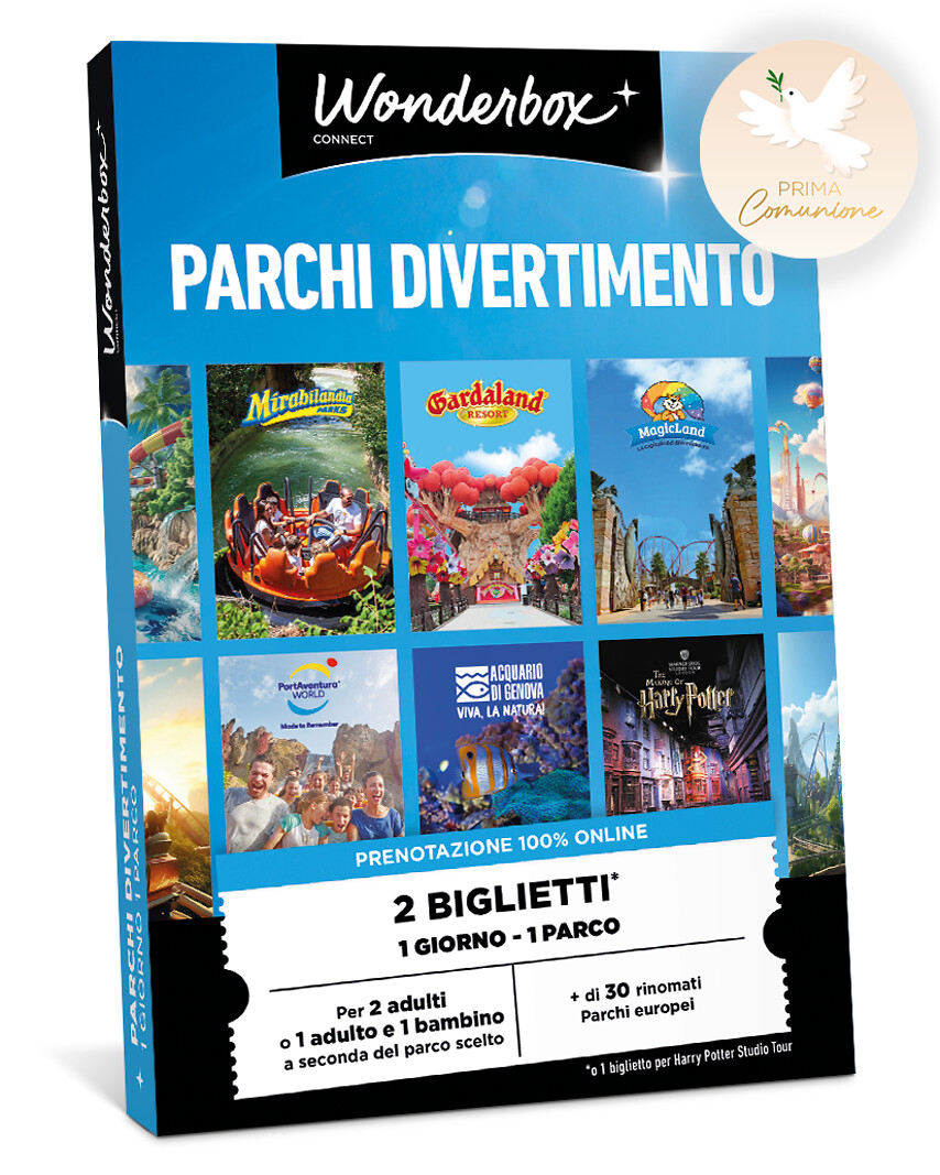 Speciale Comunione: Parchi a tema - 1 giorno / 1 parco - 1 o 2 persone