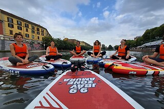 Lezione di avvicinamento al SUP con attrezzatura compresa con SUPMindfulness