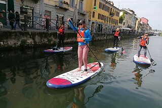 Lezione di avvicinamento al SUP con attrezzatura compresa con SUPMindfulness