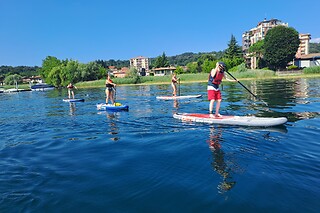 Lezione di avvicinamento al SUP con attrezzatura compresa con SUPMindfulness